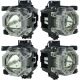 PANASONIC PT-DZ16KU (Quad Pack) Projector Lamp